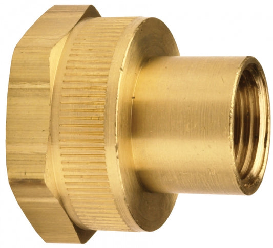 3/4" FGHT x 1/2" FNPT Brass Adapter