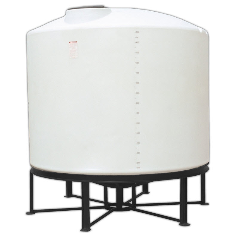 1700 Gallon-15 Degree Cone Bottom Dome Top Tank