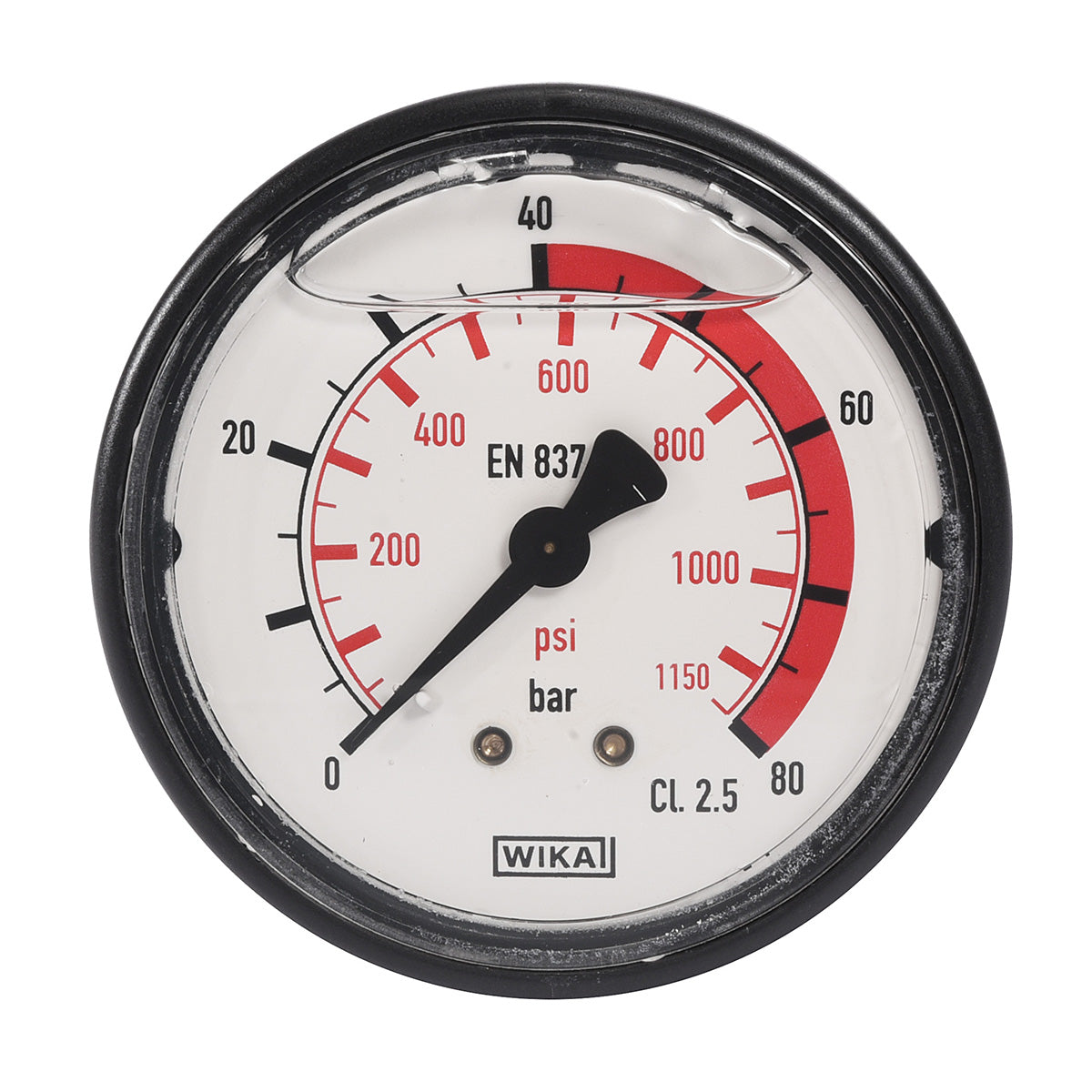 0-1000 PSI Pressure Gauge (Back Mount) for Udor Pressure Regulators