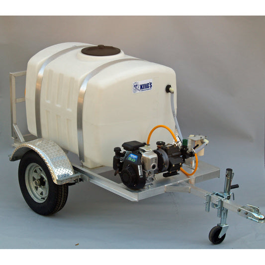 Kings Sprayers 200 Gallon Highway Ready 2-Wheel Sprayer with 7 gpm Roller Pump